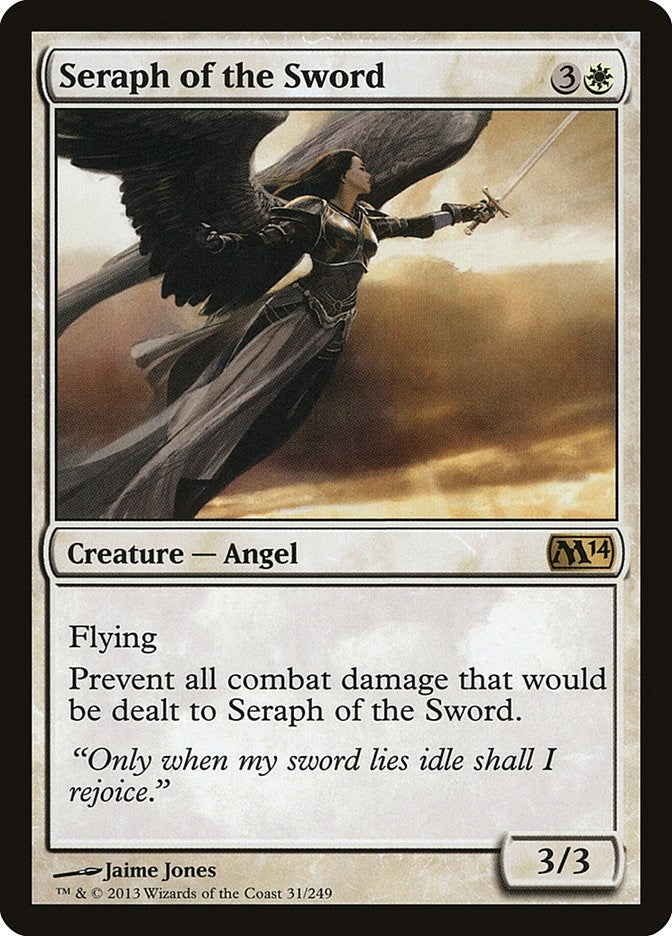 Image for Seraph of the Sword (Magic 2014 (M14)) (31) - Magic: The Gathering