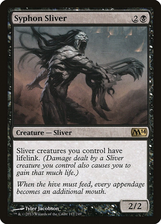 Image for Syphon Sliver (Magic 2014 (M14)) (117) - Magic: The Gathering
