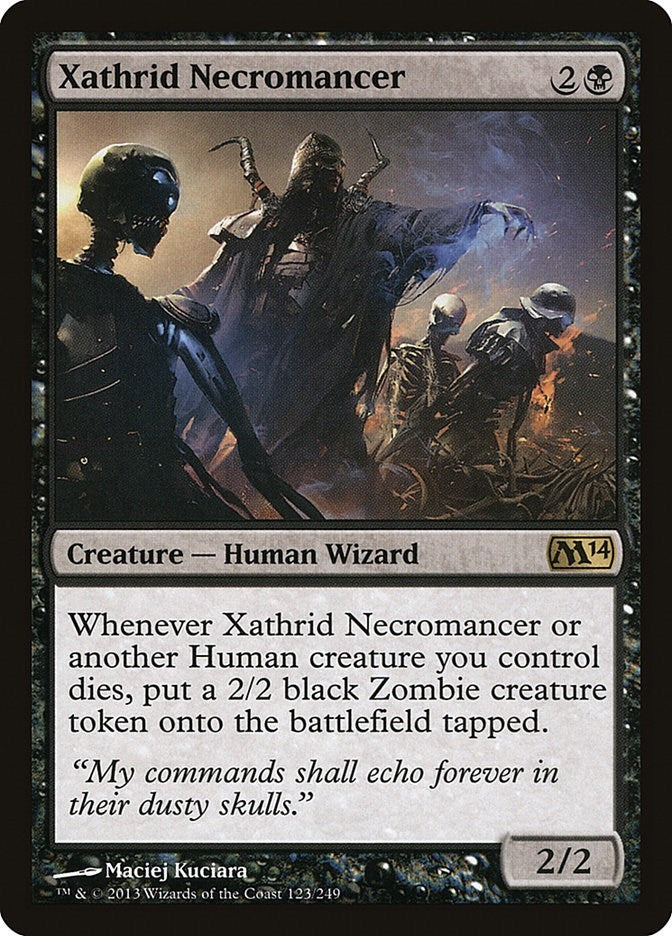 Image for Xathrid Necromancer (Magic 2014 (M14)) (123) - Magic: The Gathering