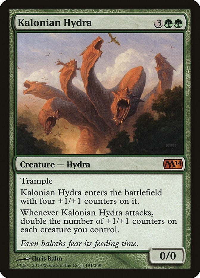 Image for Kalonian Hydra (Magic 2014 (M14)) (181) - Magic: The Gathering
