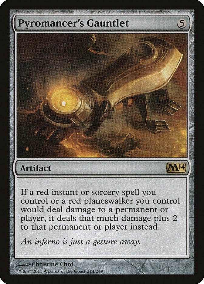 Image for Pyromancer's Gauntlet (Magic 2014 (M14)) (214) - Magic: The Gathering