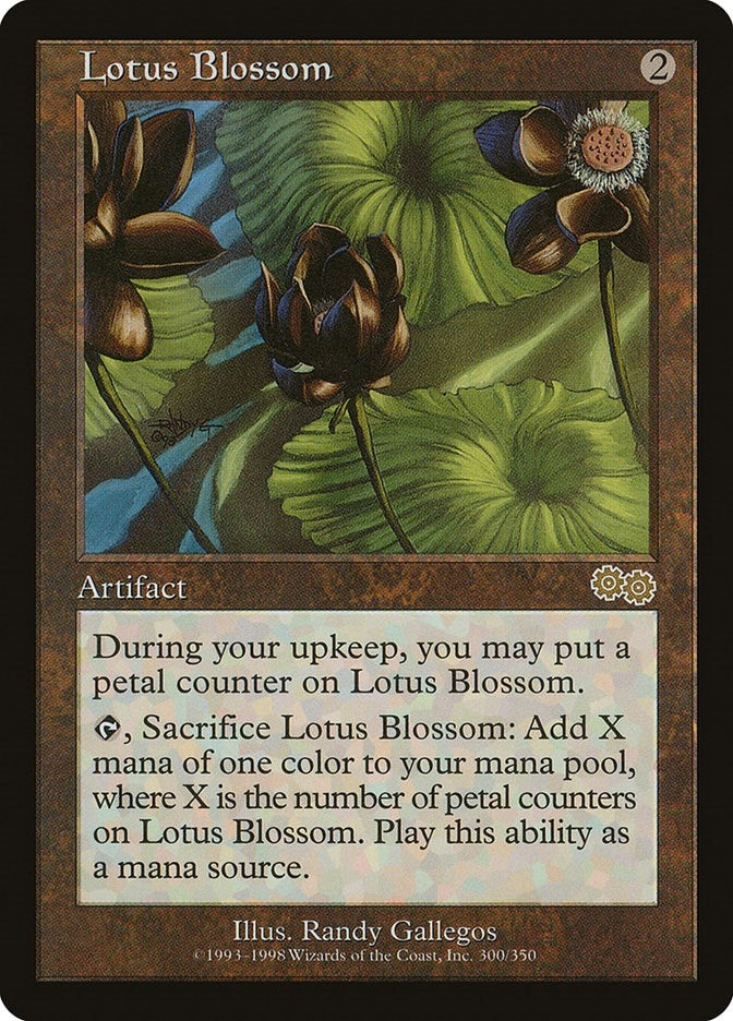 Image for Lotus Blossom (Urza's Saga) (300) - Magic: The Gathering