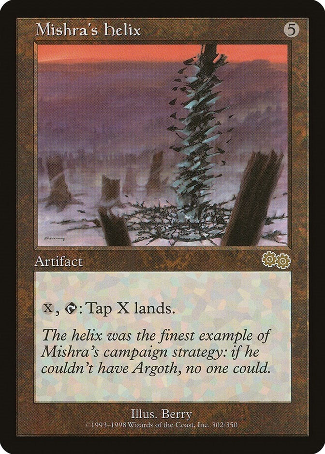 Image for Mishra's Helix (Urza's Saga) (302) - Magic: The Gathering