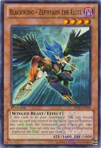 Image for Blackwing - Zephyros the Elite (Mosaic Rare) (Battle Pack 2: War of the Giants) (BP02-EN098) - YuGiOh