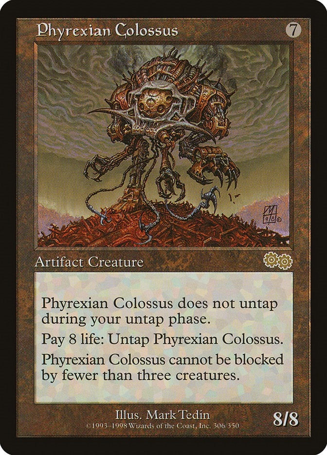 Image for Phyrexian Colossus (Urza's Saga) (305) - Magic: The Gathering