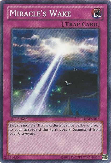 Image for Miracle's Wake (Starfoil) (Battle Pack: Epic Dawn) (BP01-EN107) - YuGiOh