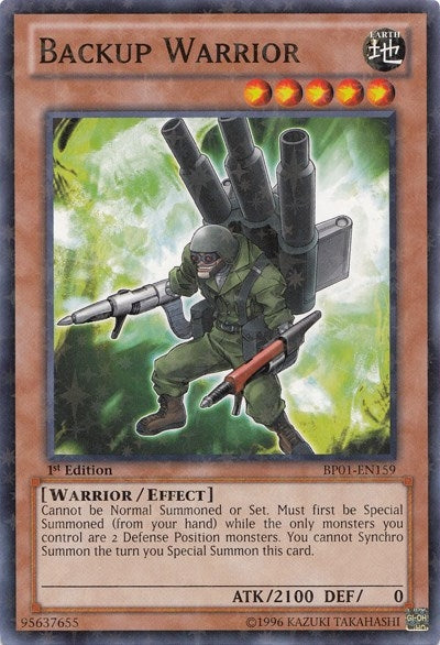 Image for Backup Warrior (Starfoil) (Battle Pack: Epic Dawn) (BP01-EN159) - YuGiOh