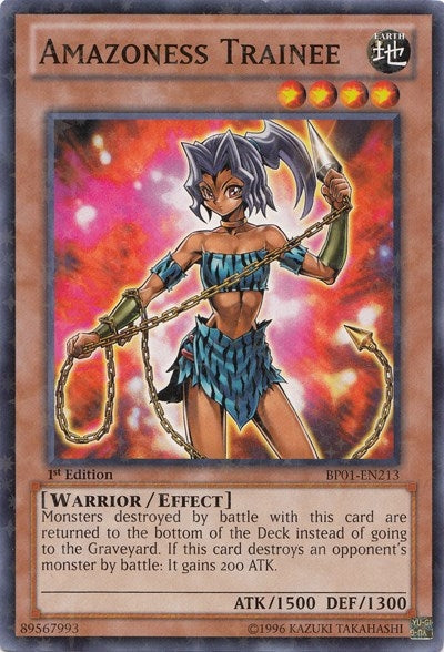 Image for Amazoness Trainee (Starfoil) (Battle Pack: Epic Dawn) (BP01-EN213) - YuGiOh