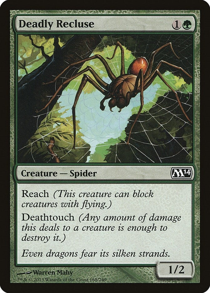 Image for Deadly Recluse (Magic 2014 (M14)) (168) - Magic: The Gathering