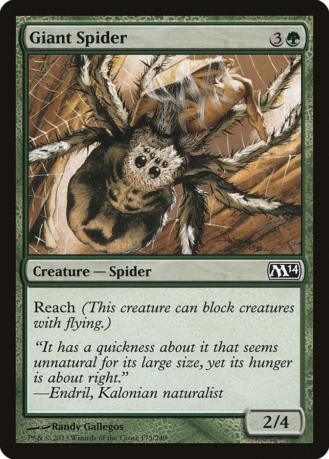 Image for Giant Spider (Magic 2014 (M14)) (175) - Magic: The Gathering