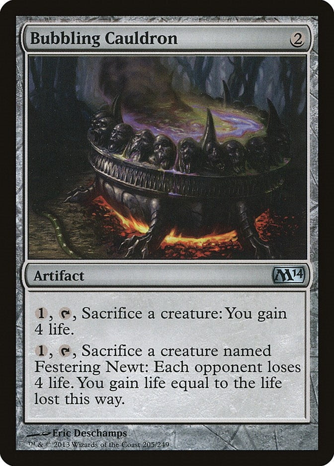 Image for Bubbling Cauldron (Magic 2014 (M14)) (205) - Magic: The Gathering