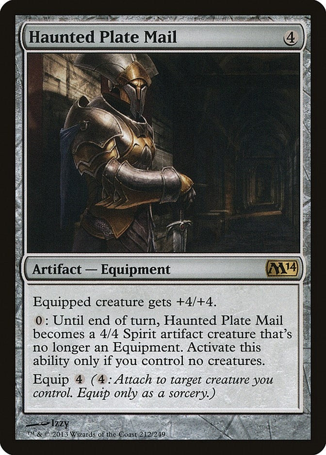 Image for Haunted Plate Mail (Magic 2014 (M14)) (212) - Magic: The Gathering