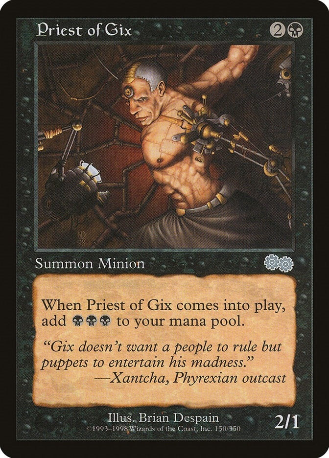 Image for Priest of Gix (Urza's Saga) (150) - Magic: The Gathering