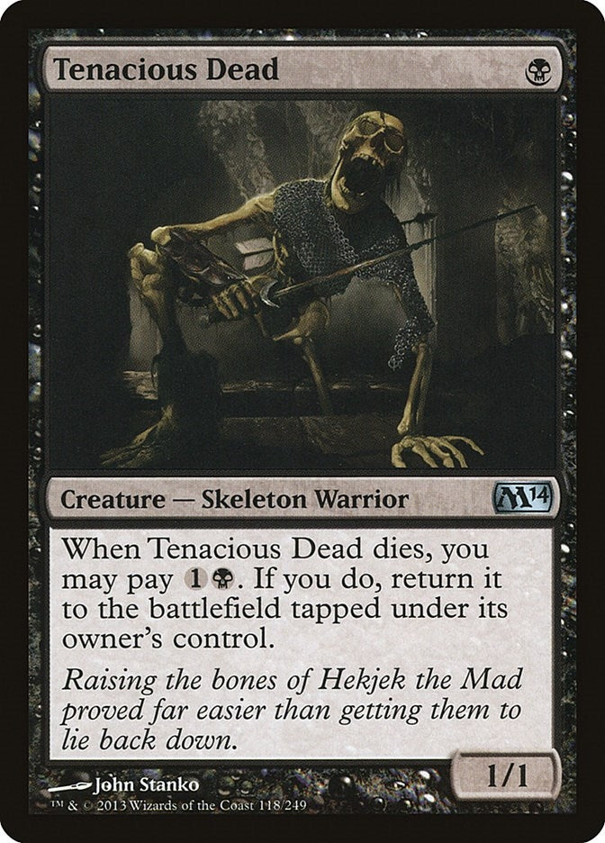 Image for Tenacious Dead (Magic 2014 (M14)) (118) - Magic: The Gathering