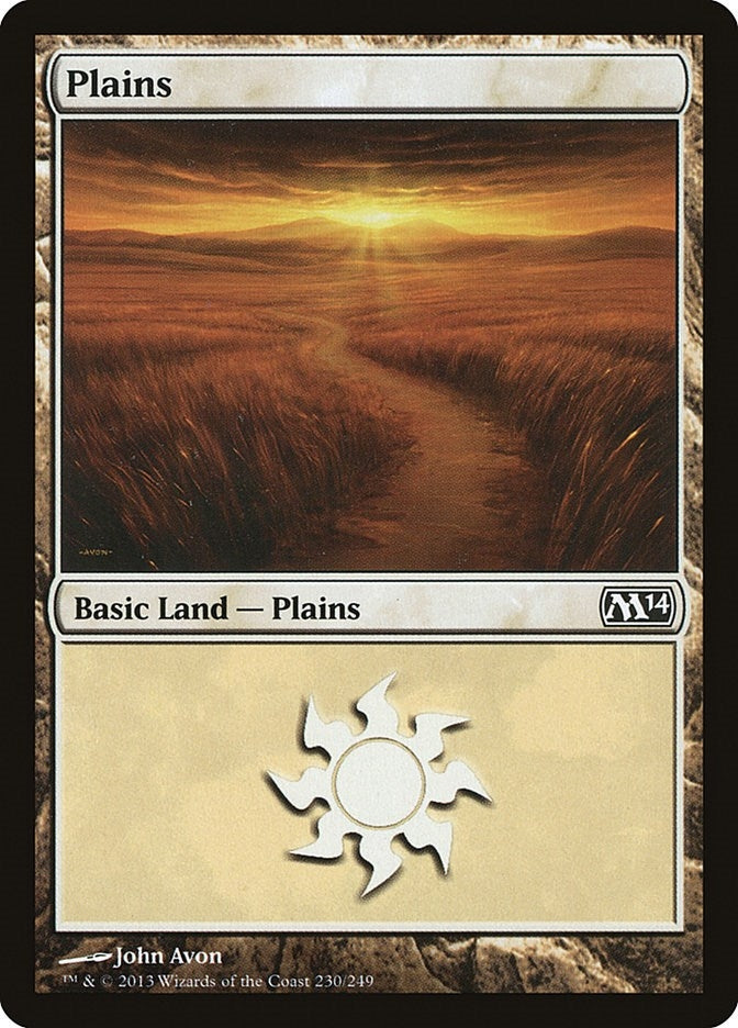 Image for Plains (230) (Magic 2014 (M14)) (230) - Magic: The Gathering