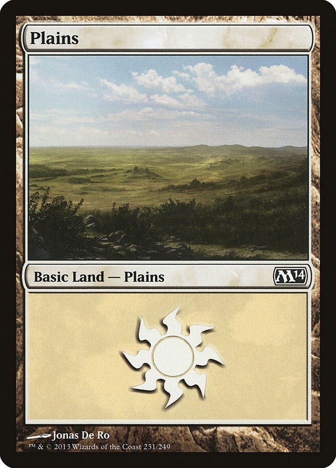 Image for Plains (231) (Magic 2014 (M14)) (231) - Magic: The Gathering