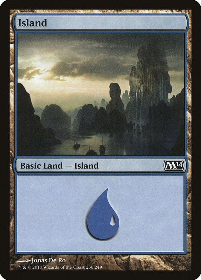 Image for Island (236) (Magic 2014 (M14)) (236) - Magic: The Gathering