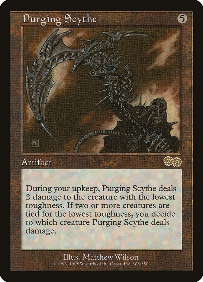 Image for Purging Scythe (Urza's Saga) (308) - Magic: The Gathering