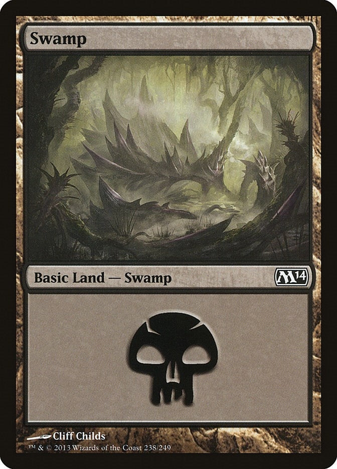 Image for Swamp (238) (Magic 2014 (M14)) (238) - Magic: The Gathering