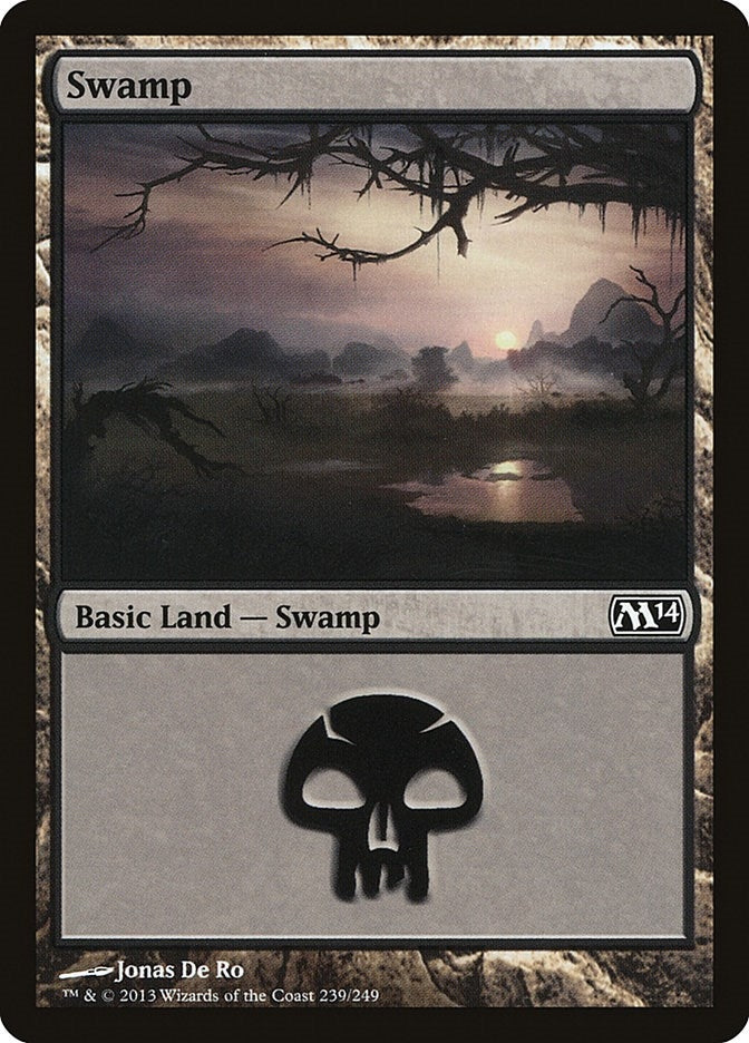 Image for Swamp (239) (Magic 2014 (M14)) (239) - Magic: The Gathering