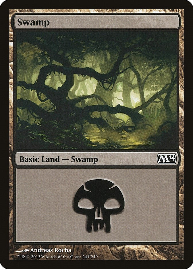 Image for Swamp (241) (Magic 2014 (M14)) (241) - Magic: The Gathering