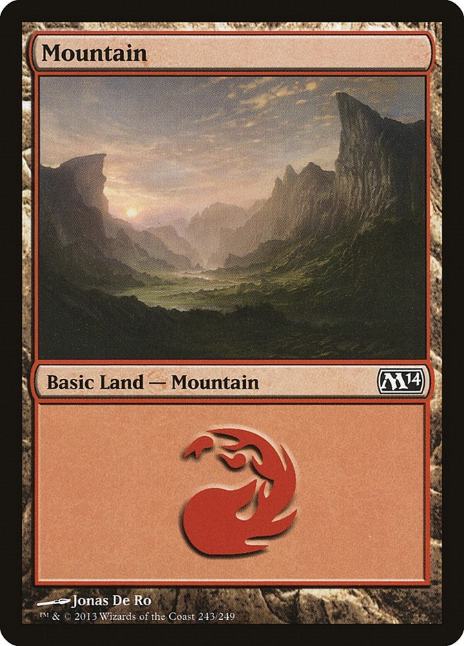 Image for Mountain (243) (Magic 2014 (M14)) (243) - Magic: The Gathering
