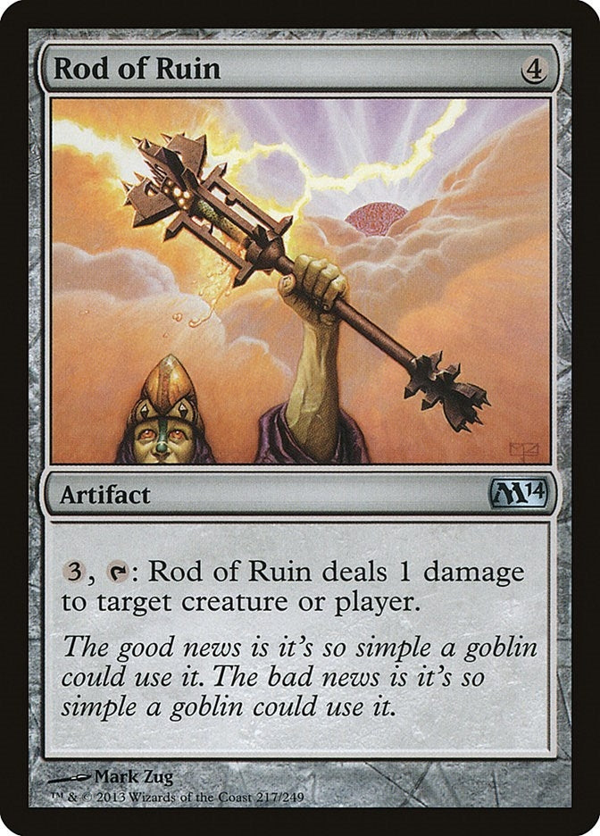 Image for Rod of Ruin (Magic 2014 (M14)) (217) - Magic: The Gathering
