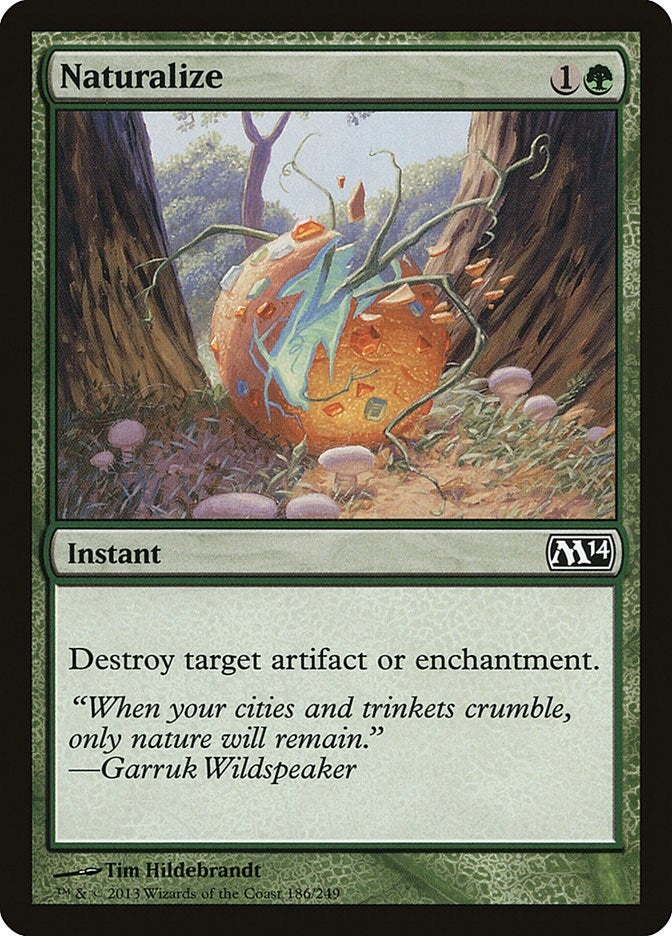 Image for Naturalize (Magic 2014 (M14)) (186) - Magic: The Gathering