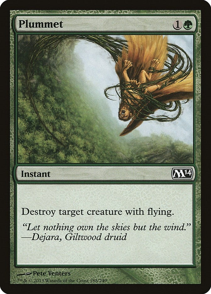 Image for Plummet (Magic 2014 (M14)) (188) - Magic: The Gathering