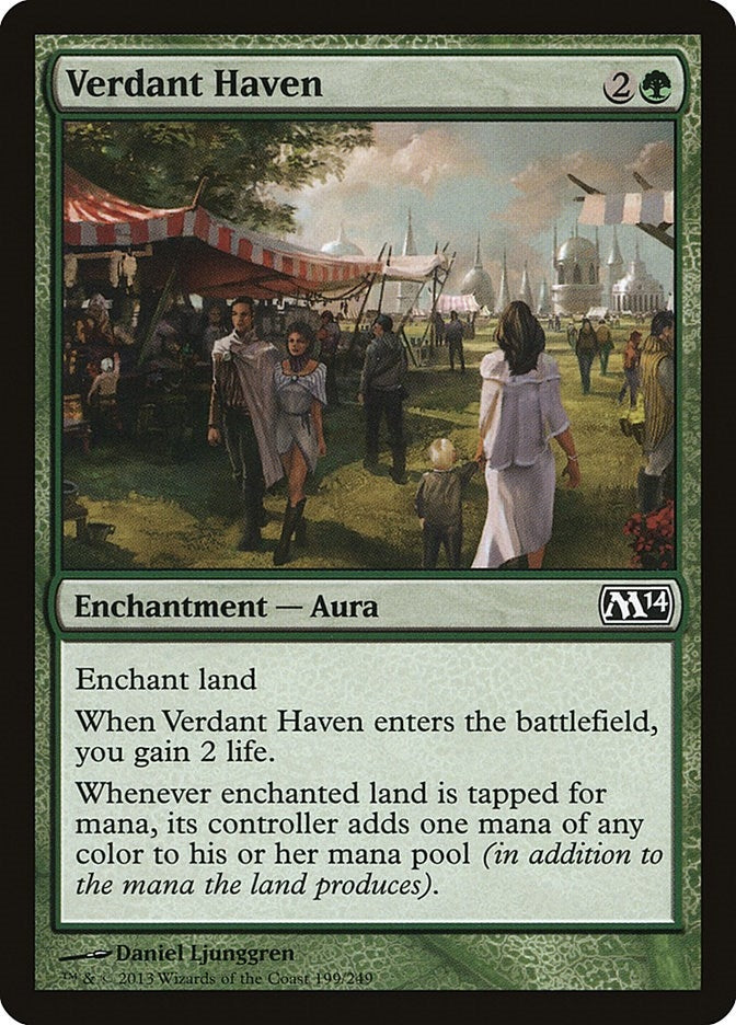 Image for Verdant Haven (Magic 2014 (M14)) (199) - Magic: The Gathering