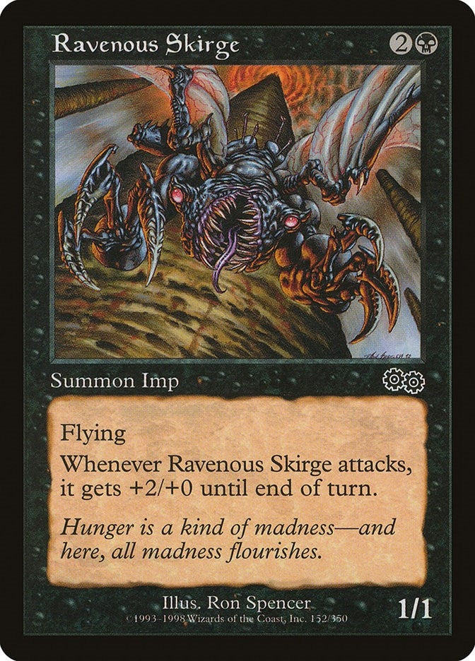 Image for Ravenous Skirge (Urza's Saga) (152) - Magic: The Gathering