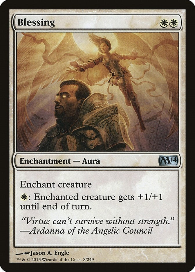 Image for Blessing (Magic 2014 (M14)) (8) - Magic: The Gathering
