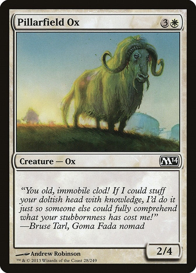 Image for Pillarfield Ox (Magic 2014 (M14)) (28) - Magic: The Gathering