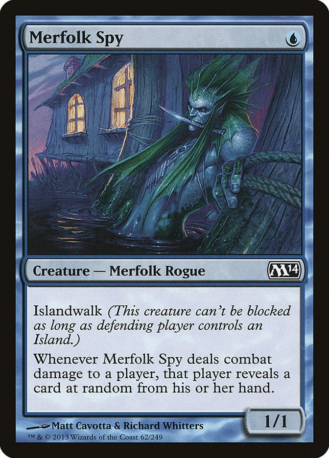 Image for Merfolk Spy (Magic 2014 (M14)) (62) - Magic: The Gathering