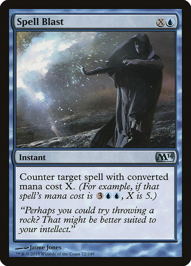 Image for Spell Blast (Magic 2014 (M14)) (72) - Magic: The Gathering