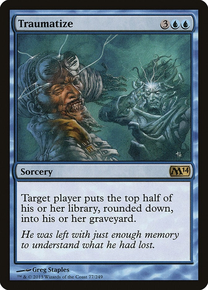 Image for Traumatize (Magic 2014 (M14)) (77) - Magic: The Gathering