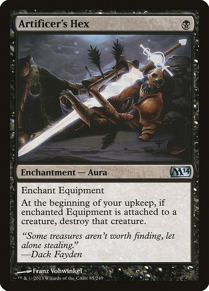 Image for Artificer's Hex (Magic 2014 (M14)) (85) - Magic: The Gathering