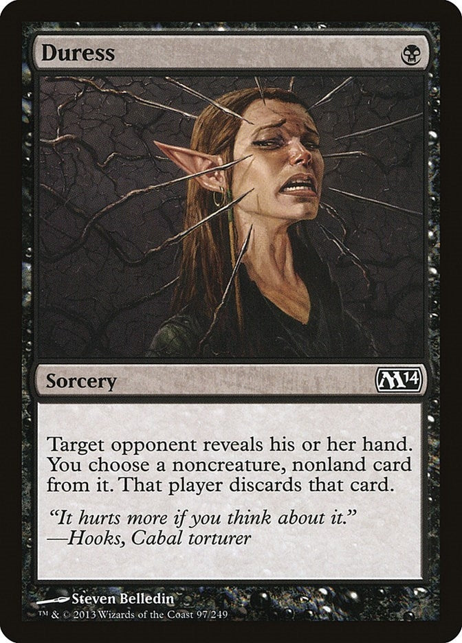 Image for Duress (Magic 2014 (M14)) (97) - Magic: The Gathering
