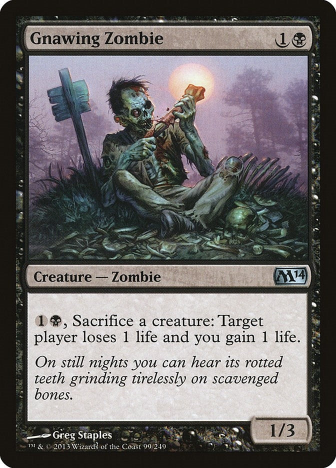 Image for Gnawing Zombie (Magic 2014 (M14)) (99) - Magic: The Gathering