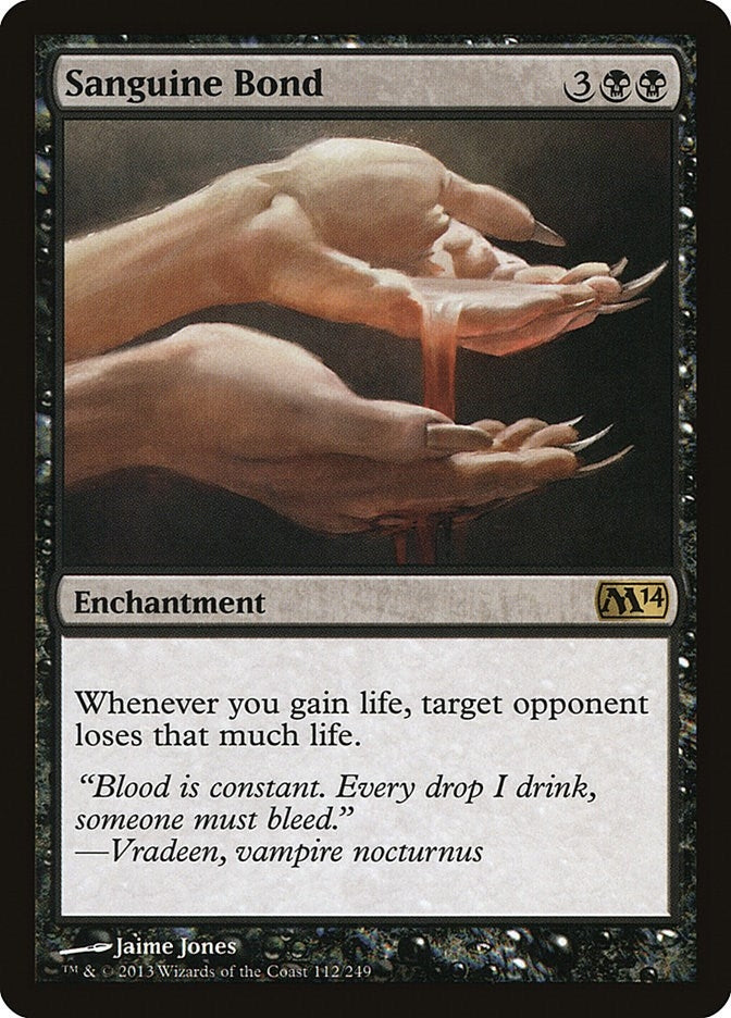 Image for Sanguine Bond (Magic 2014 (M14)) (112) - Magic: The Gathering