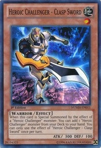Image for Heroic Challenger - Clasp Sword (Number Hunters) (NUMH-EN011) - YuGiOh