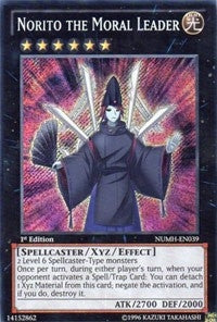 Image for Norito the Moral Leader (Number Hunters) (NUMH-EN039) - YuGiOh