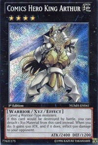 Image for Comics Hero King Arthur (Number Hunters) (NUMH-EN041) - YuGiOh