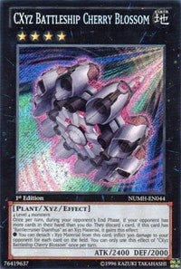 Image for CXyz Battleship Cherry Blossom (Number Hunters) (NUMH-EN044) - YuGiOh