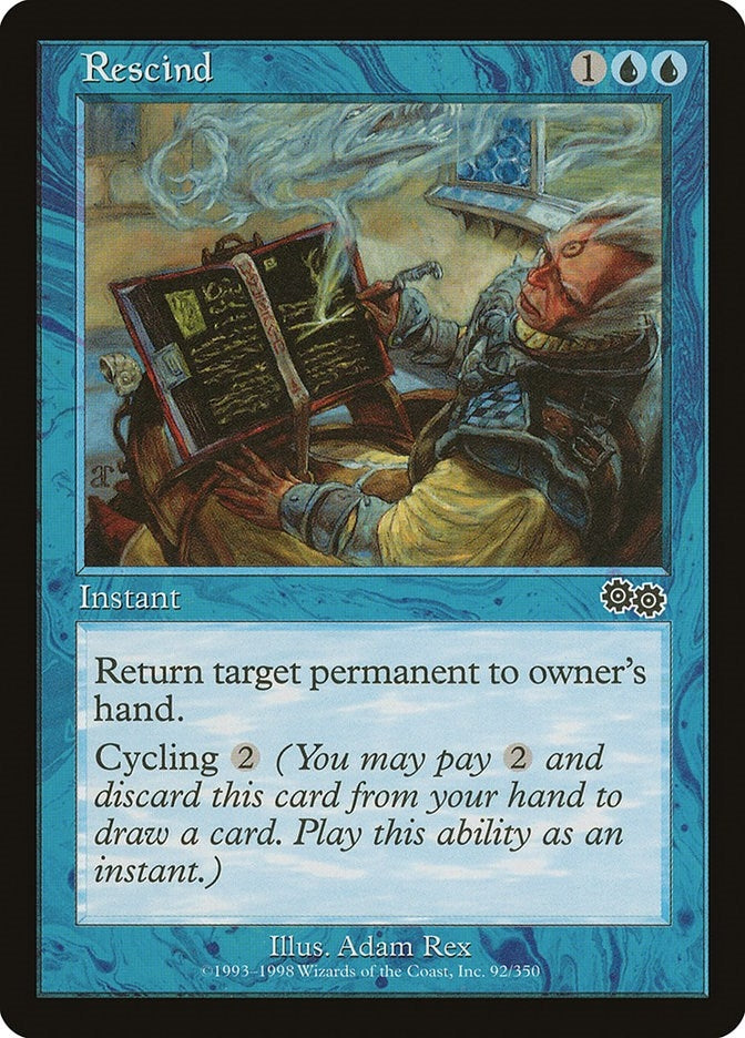 Image for Rescind (Urza's Saga) (92) - Magic: The Gathering