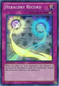 Image for Heraldry Record (Number Hunters) (NUMH-EN059) - YuGiOh