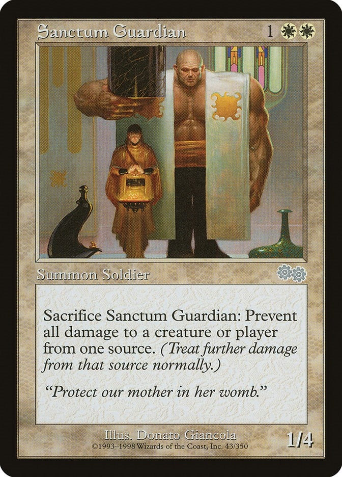 Image for Sanctum Guardian (Urza's Saga) (43) - Magic: The Gathering