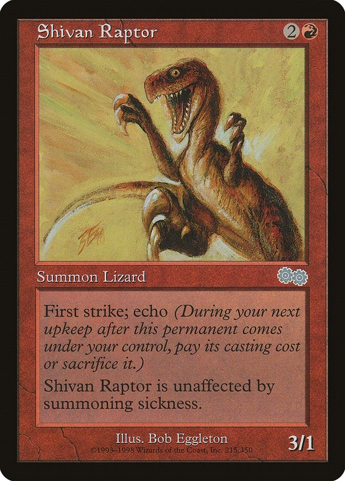 Image for Shivan Raptor (Urza's Saga) (215) - Magic: The Gathering