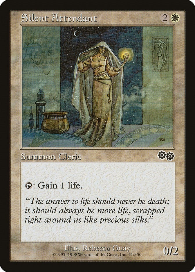 Image for Silent Attendant (Urza's Saga) (51) - Magic: The Gathering