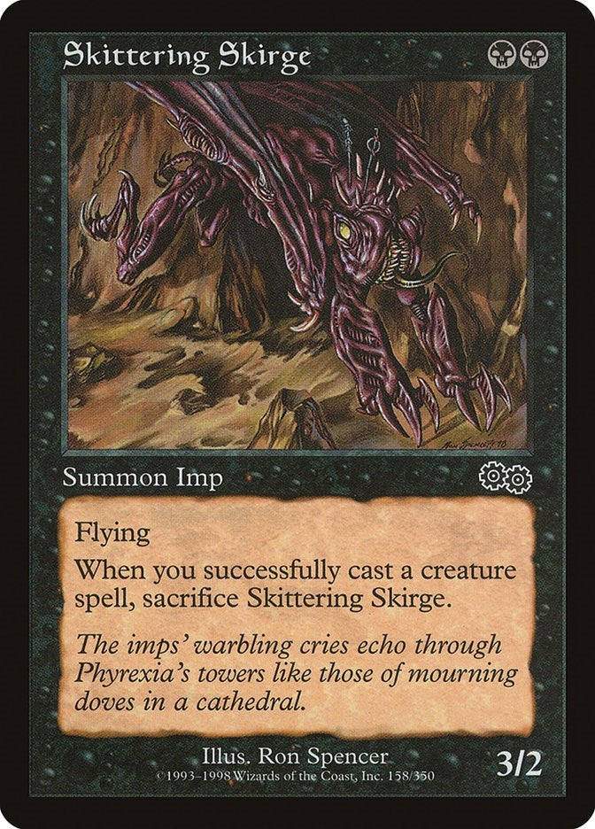 Image for Skittering Skirge (Urza's Saga) (158) - Magic: The Gathering